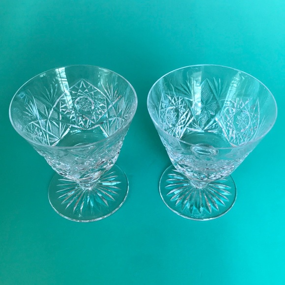 2 crystal glasses - Picture 2 of 8